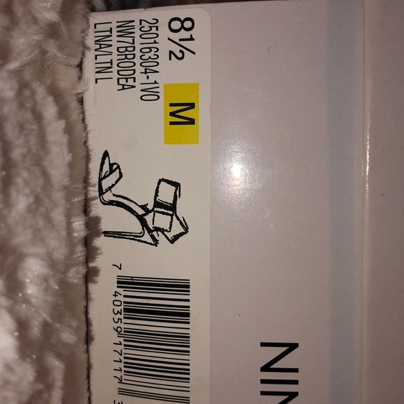 Nine West Leather Man Made High Heels - Picture 5 of 6